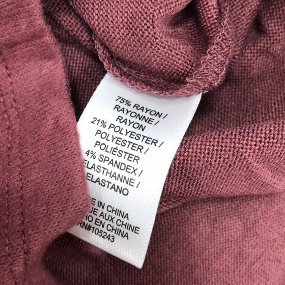 Bobeau Fleece Side Button TOP - Picture 5 of 5